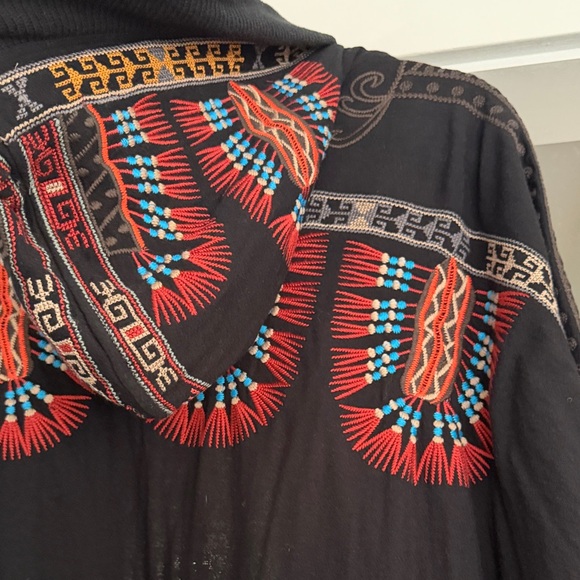 Johnny Was Embroidered Open Cardigan - Picture 5 of 6